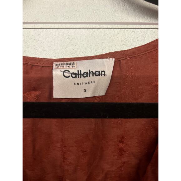 Callahan Rust Wrap Dress - Picture 4 of 5